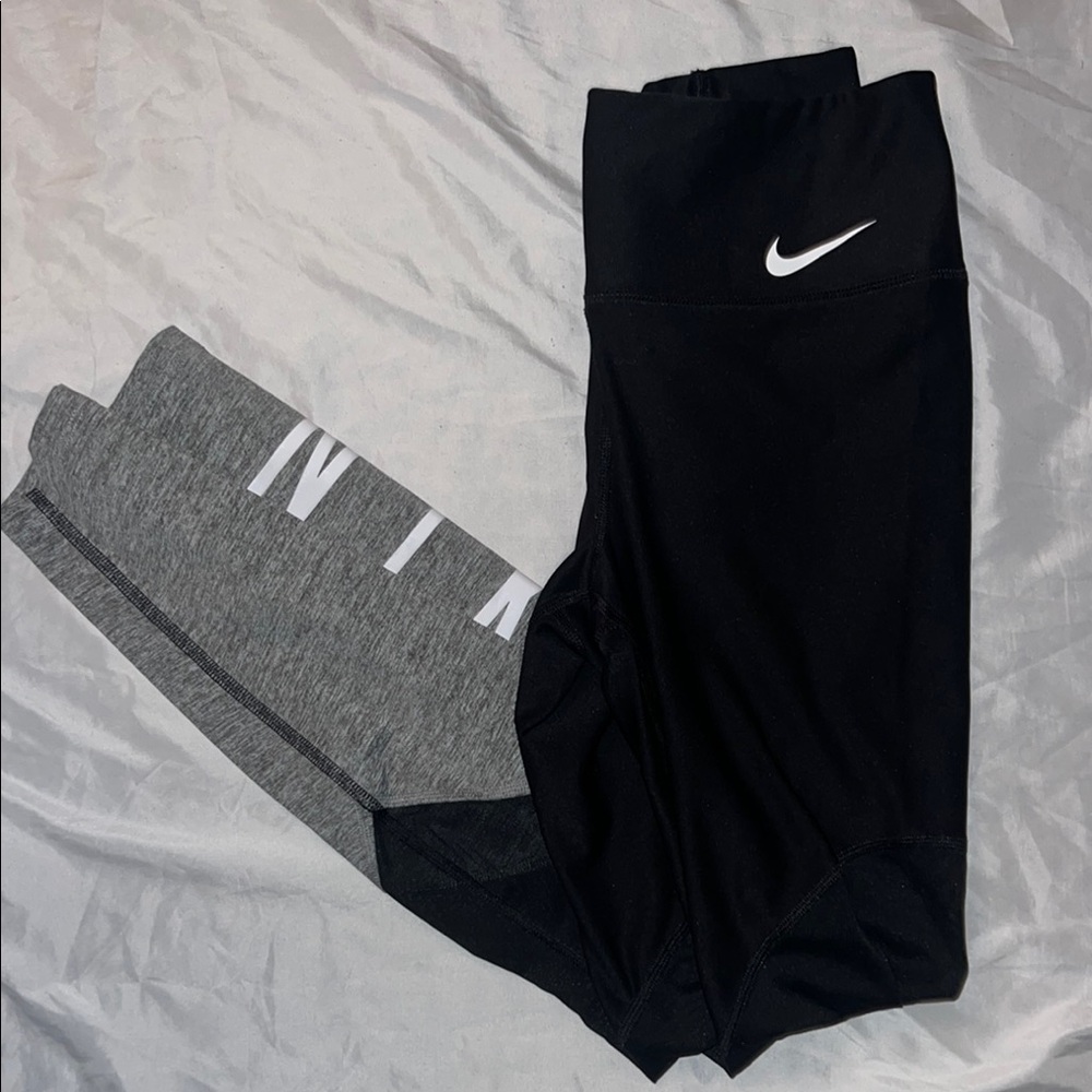 Nike women’s Black and Gray Leggings
